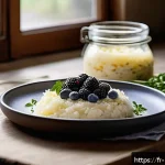 Home 23 장 건강을 위한 프로바이오틱 식품 추천 - A bright and inviting French kitchen scene showcasing a rustic wooden table with a variety of probio...